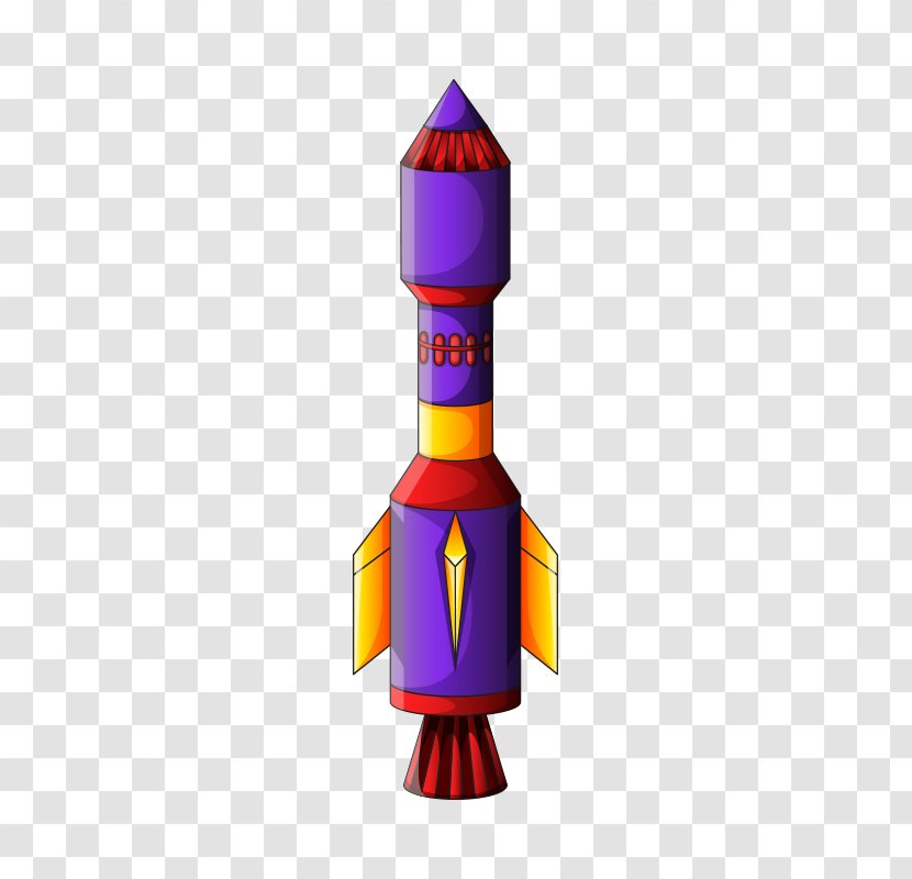 Rocket Royalty-free Illustration - Purple - Missile,bomb,Cartoon Transparent PNG