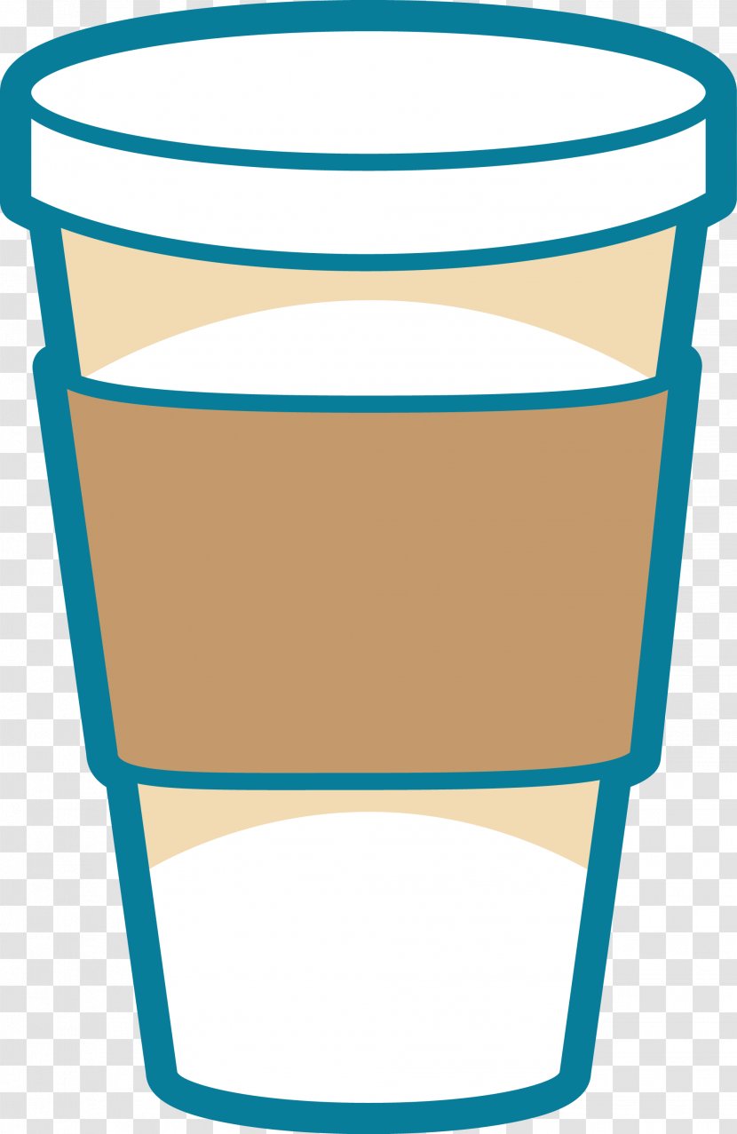 Iced Coffee Tea Cafe Cup - Drinking Straw - Hot Mug Transparent PNG