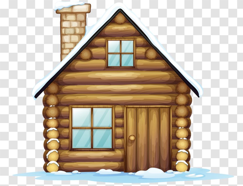 Gingerbread House Santa Claus Christmas Clip Art - Cottage - Logs Transparent PNG