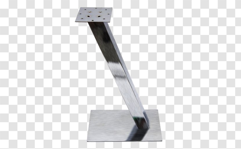 Steel Pied Table Chromium Foot Transparent PNG