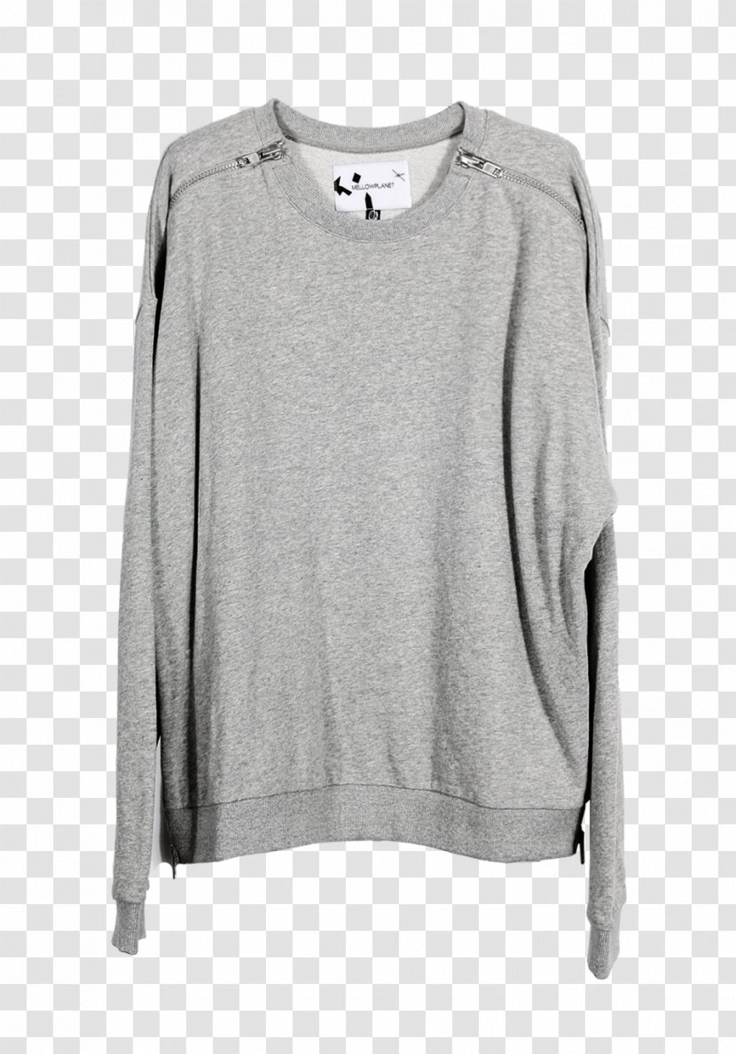 Long-sleeved T-shirt Shoulder Sweater Transparent PNG