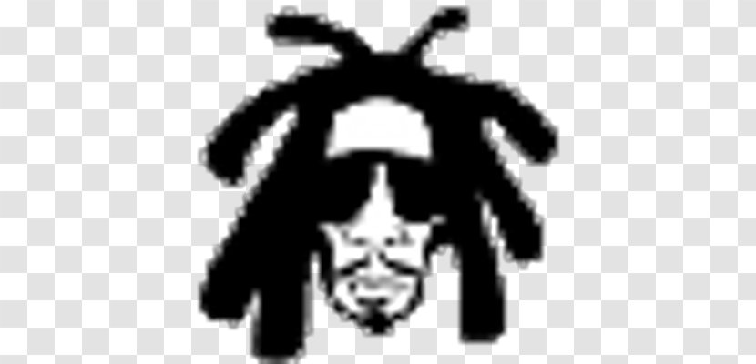 Logo Rastafari Enjoi Rastaman Sticker - Monochrome Transparent PNG