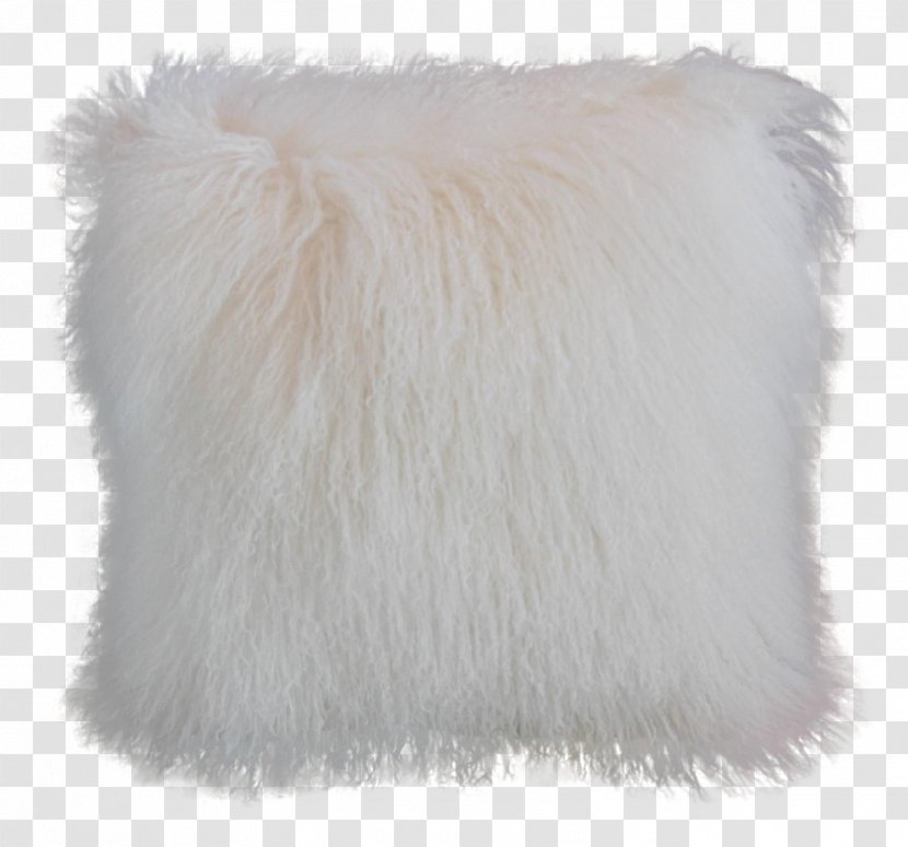 Fur Clothing Throw Pillows Cushion Textile - Lamb Transparent PNG