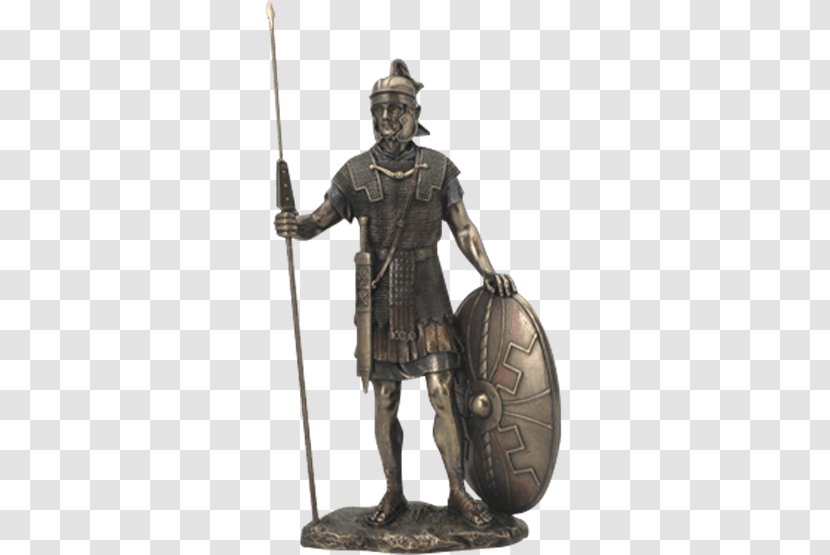 Ancient Rome Roman Sculpture Statue Soldier - Shield Warrior Transparent PNG