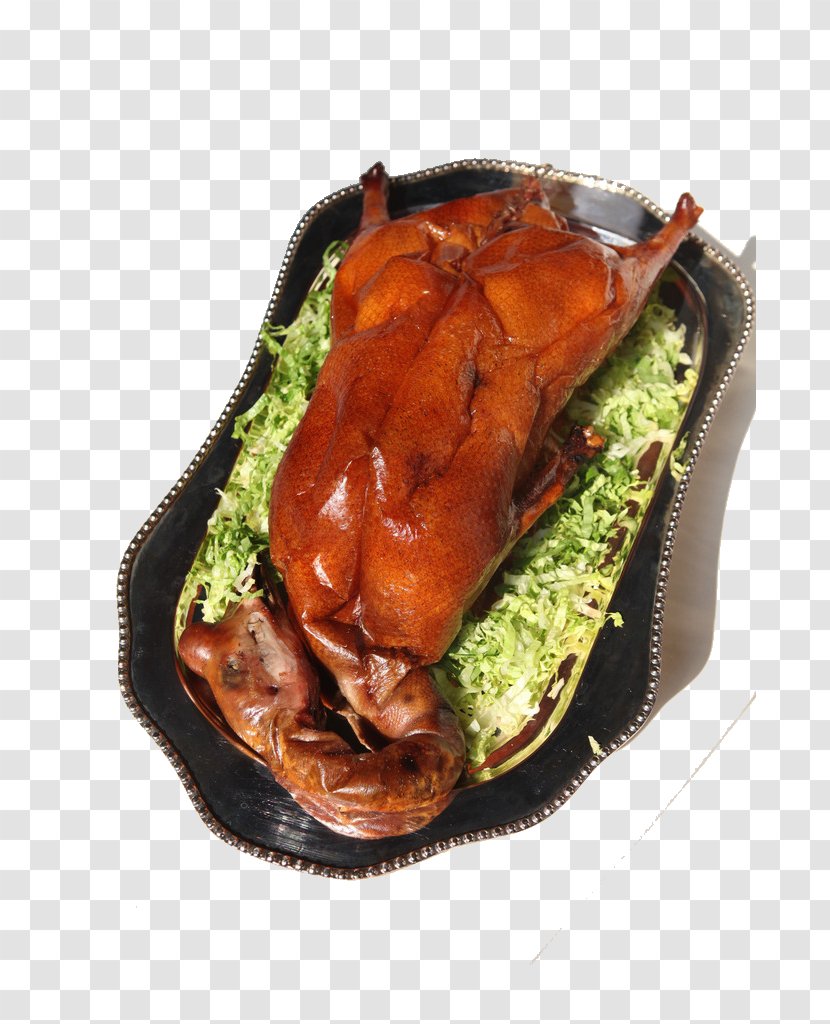 Roast Goose Chinese Cuisine Domestic Chicken - Peking Duck - The Original Only Transparent PNG