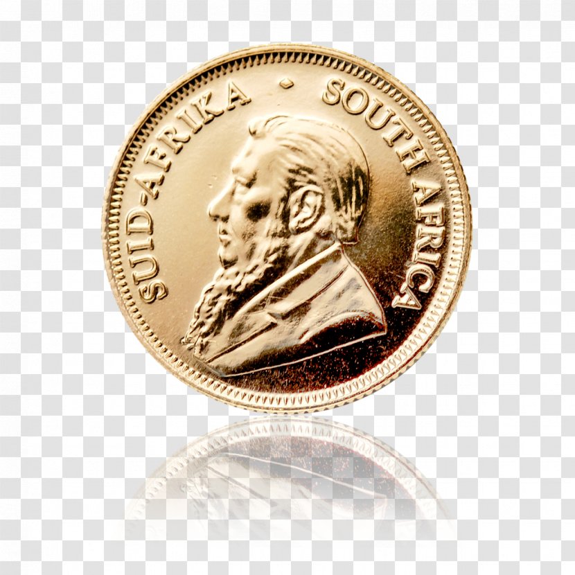 Gold Coin Krugerrand Silver - Body Jewelry Transparent PNG