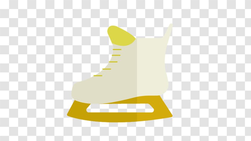 Text Illustration - Yellow - Ice Skates Transparent PNG