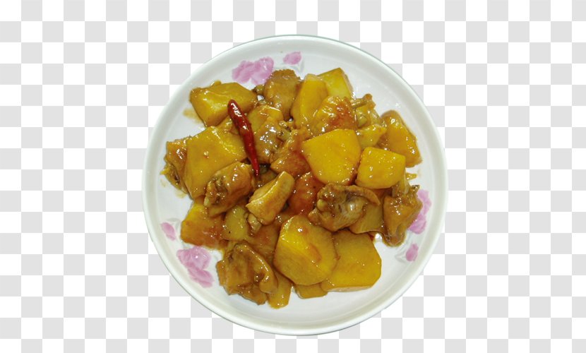 Fried Chicken French Fries Meat Curry - Stir Frying - Potato Food Transparent PNG