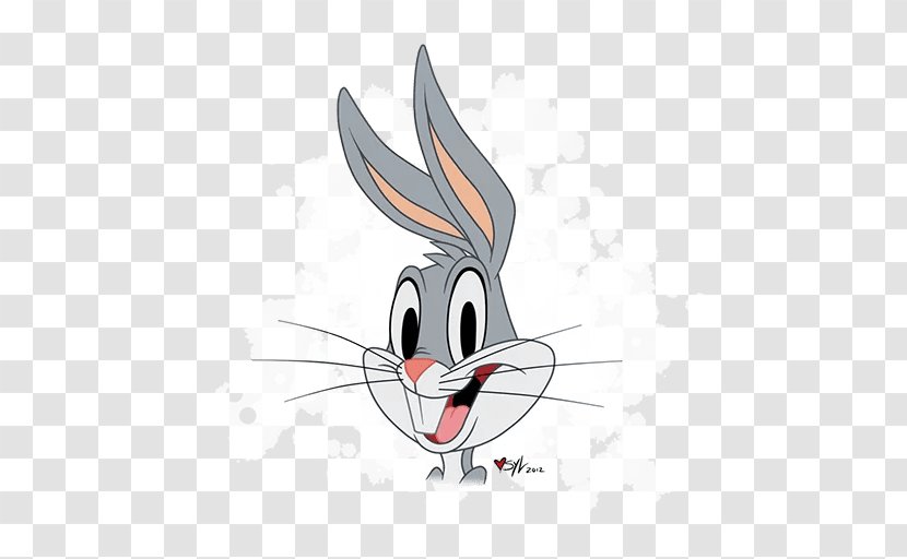 Rabbit Bugs Bunny Hare Cartoon Easter - Nose Transparent PNG