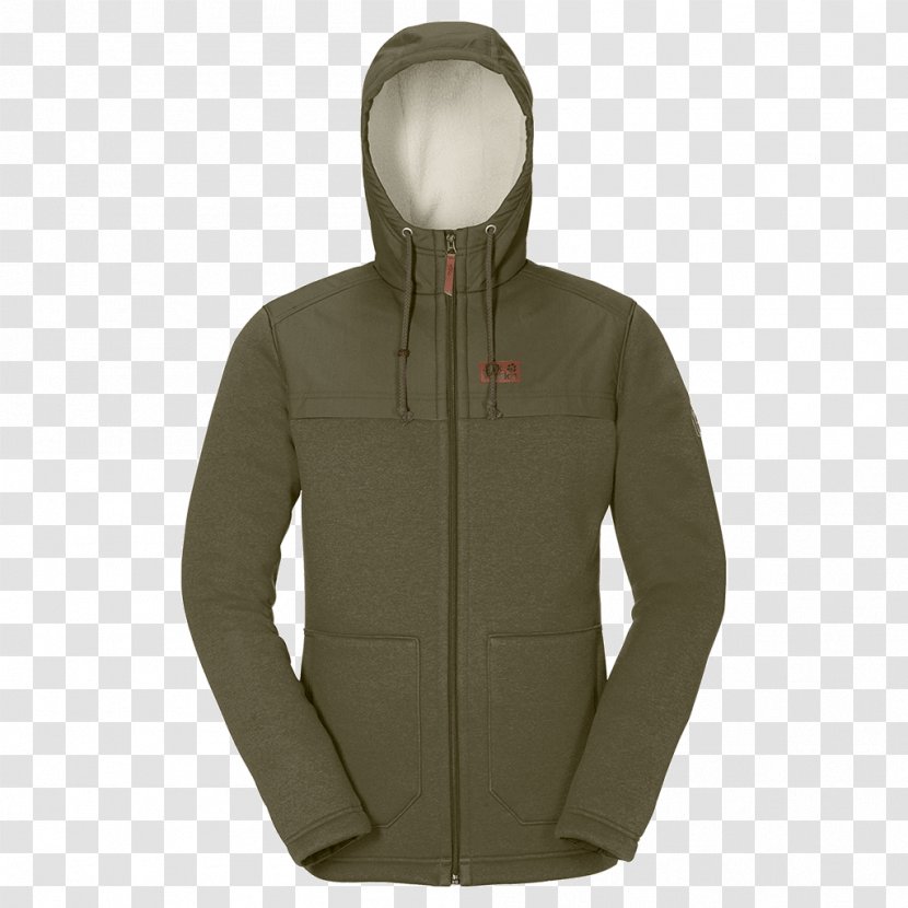 Hoodie T-shirt Jacket Polar Fleece - Sportswear - With Hood Transparent PNG