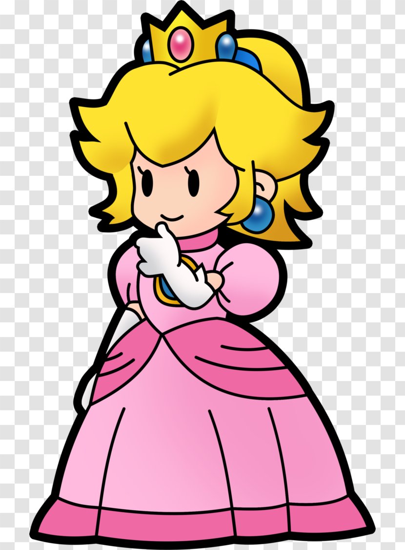 Princess Peach Super Paper Mario - Castle Transparent PNG