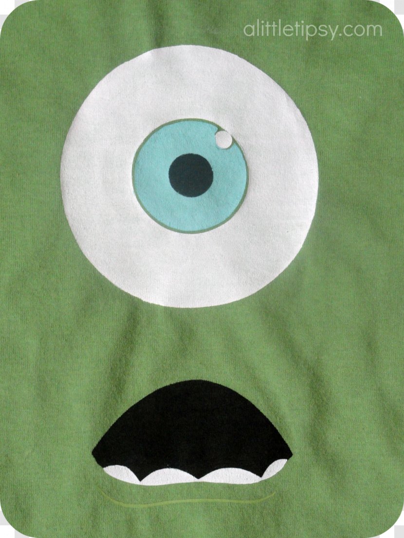 Mike Wazowski Monsters, Inc. T-shirt Image - Stencil - (monsters, Inc.) Transparent PNG