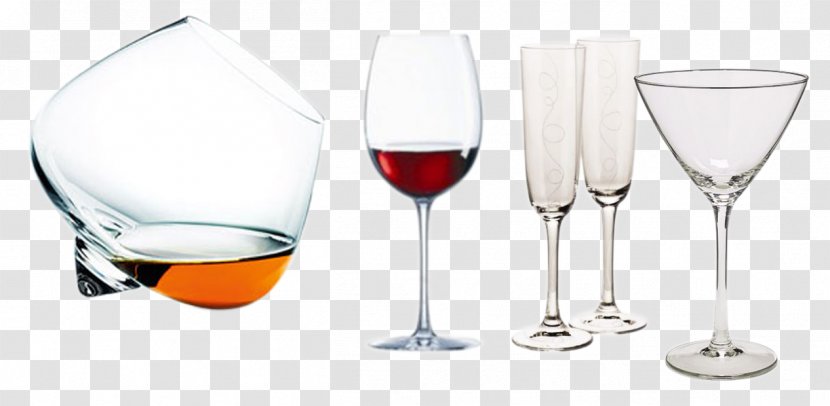 Red Wine Glass Transparency And Translucency - Champagne - Transparent Goblet Filled With Transparent PNG