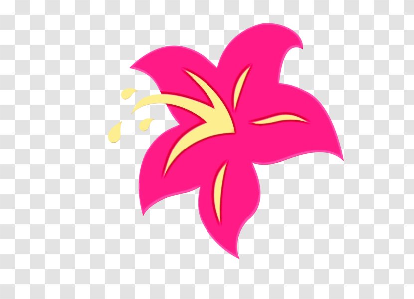 Pink Leaf Petal Plant Flower - Hibiscus Transparent PNG