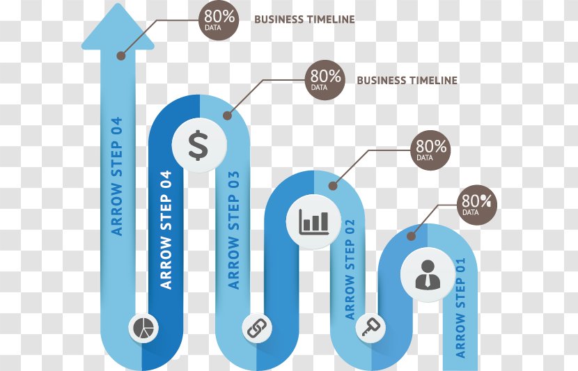 Graphic Design Chart Arrow - Computer Graphics - Vector Elements PPT Transparent PNG