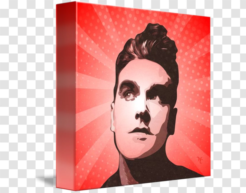 Morrissey Modern Art Poster Painting - Gallery Wrap - Pop Men Transparent PNG