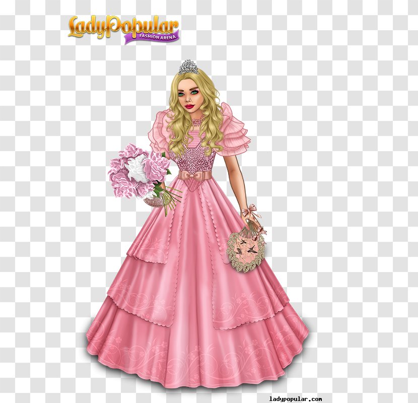 Lady Popular Fashion Clothing Barbie Dress - Costume Design - Sleeping Beauty Once Upon A Time Transparent PNG