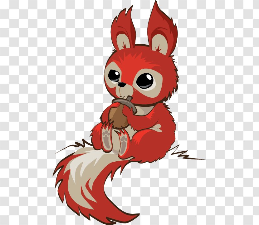 Whiskers Red Squirrel Clip Art - Tree Transparent PNG
