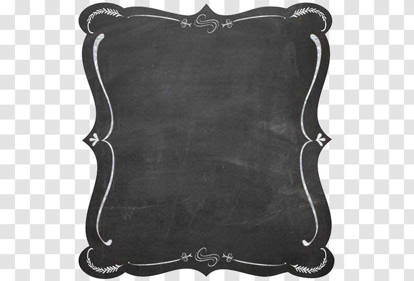 Blackboard Picture Frame Chalk Clip Art - Chalkboard - Black Border Transparent PNG