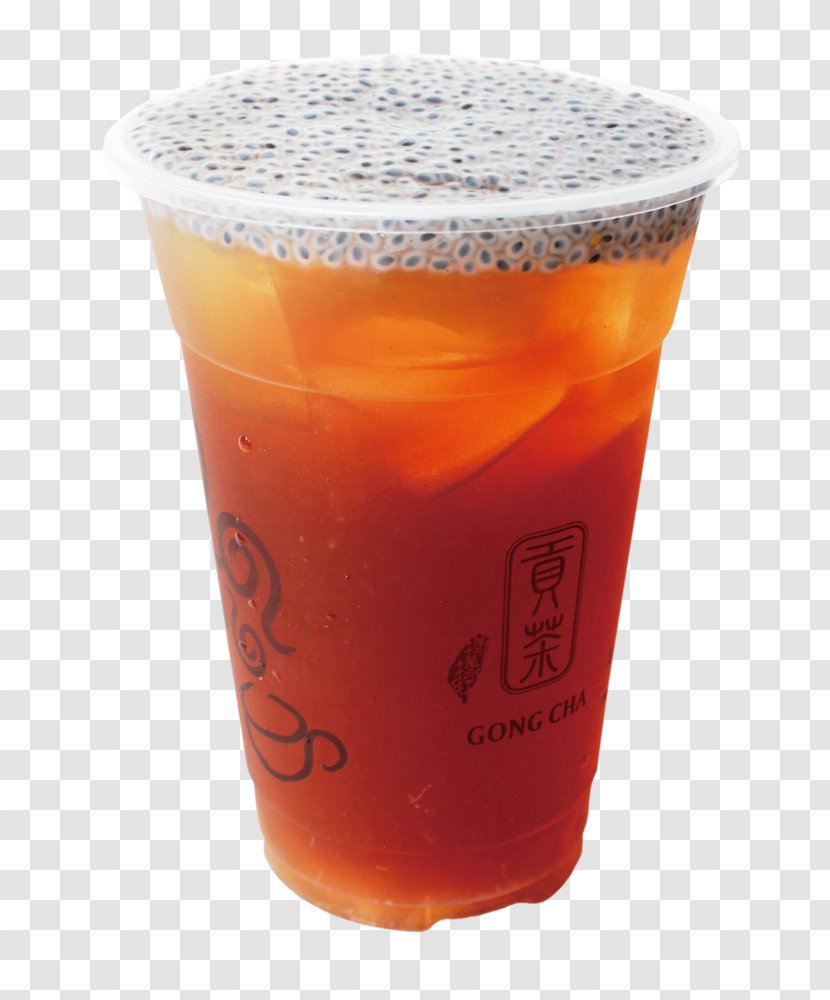 Orange Drink Pint Glass Non-alcoholic Imperial - Non Alcoholic Beverage - Basil Seeds Transparent PNG