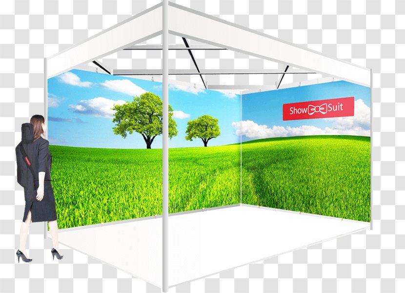 Display Stand Advertising Exhibition Canvas - Brand - Banner Transparent PNG