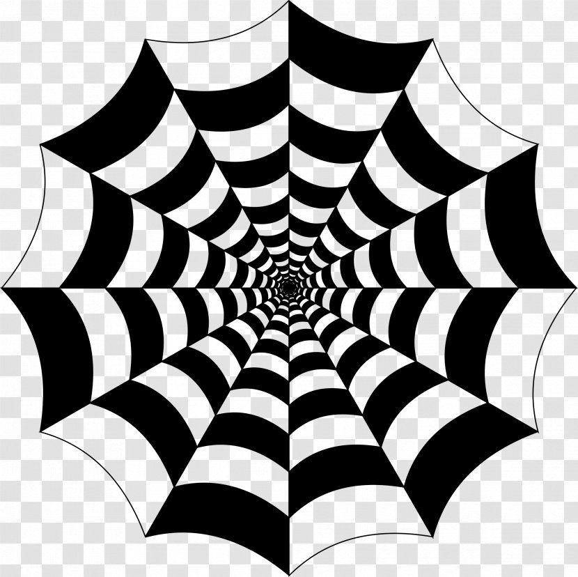 Spider Web Clip Art - Visual Arts - Checkered Transparent PNG