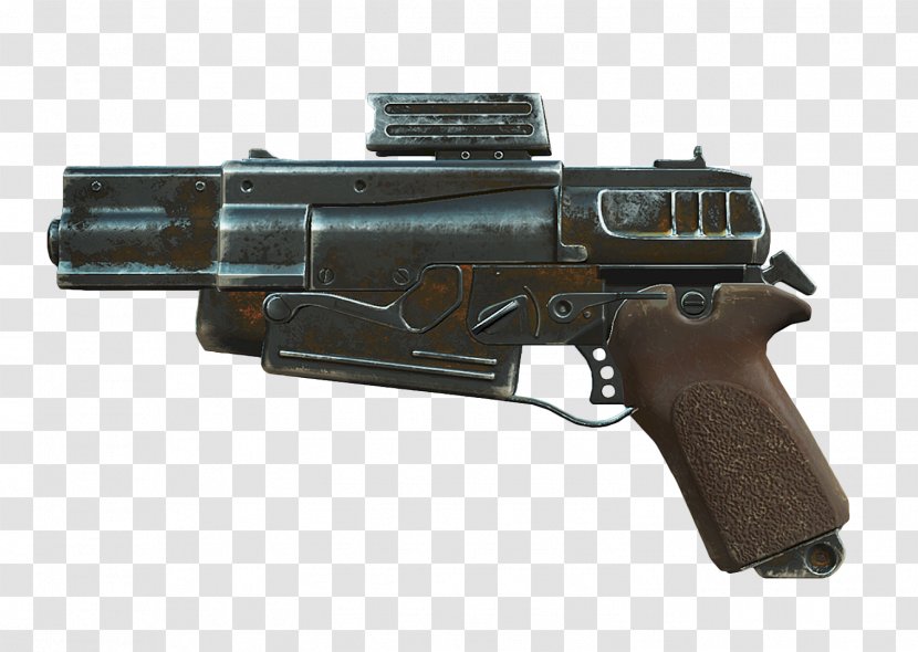 Fallout 4 10mm Auto Weapon Pistol Glock 20 - Revolver - Laser Gun Transparent PNG