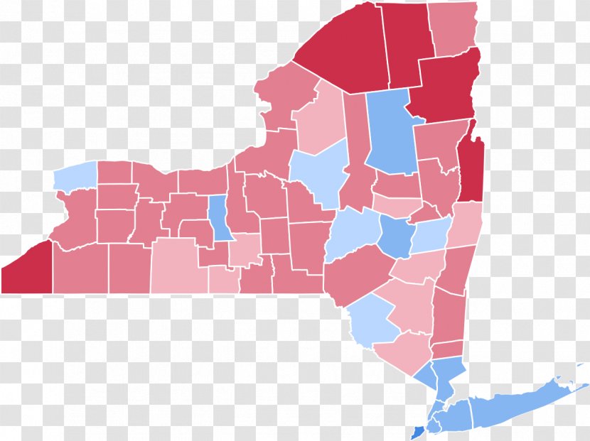New York State Election, 1962 US Presidential Election 2016 United States Senate In York, 1998 - Map Transparent PNG