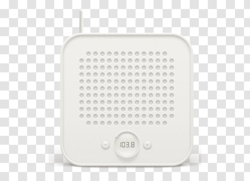 Broadcasting Download Radio Icon - Silhouette - White Square Transparent PNG