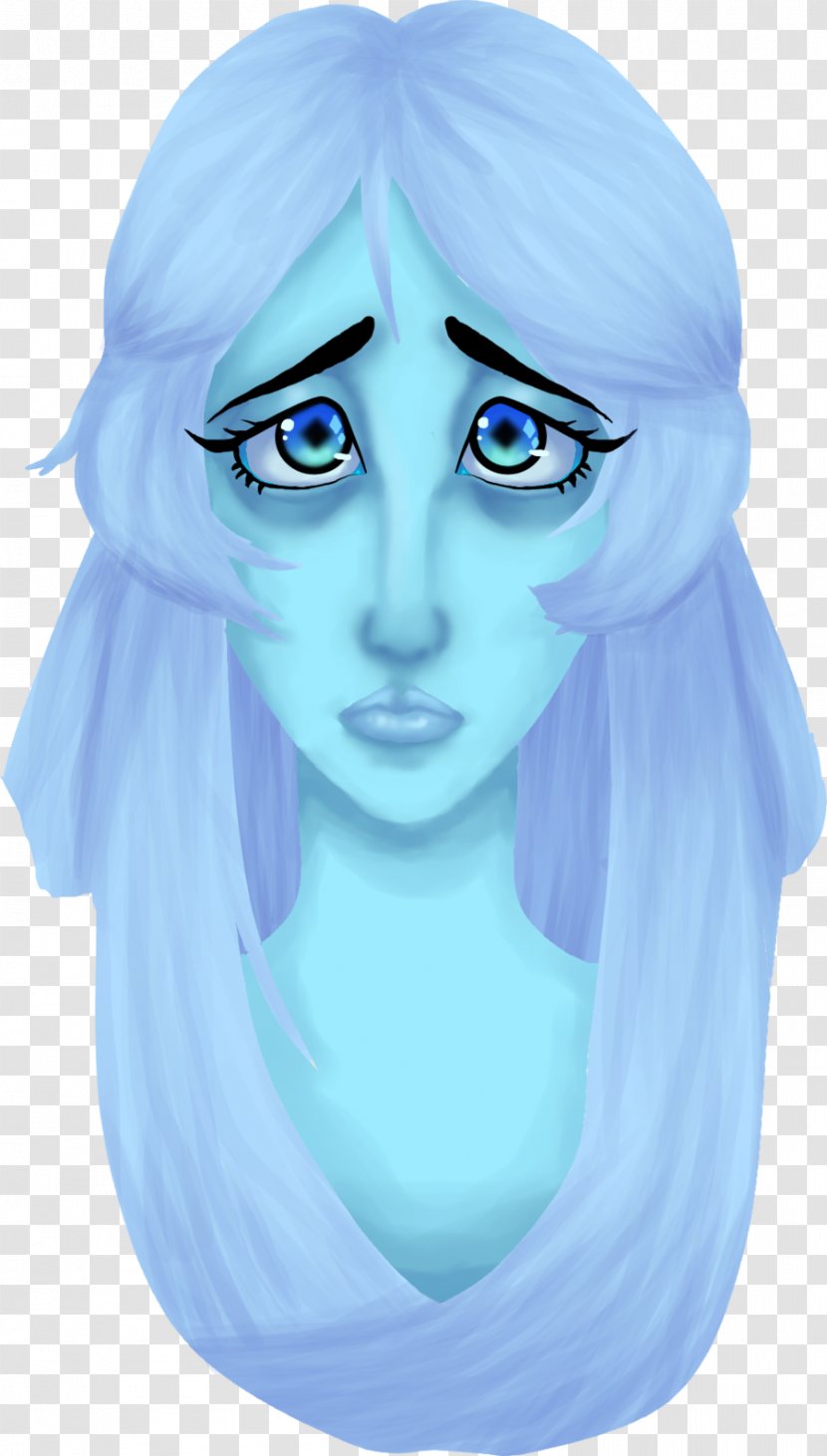 Nose Cheek Forehead Eyebrow - Flower - Blue Diamond Steven Universe Transparent PNG