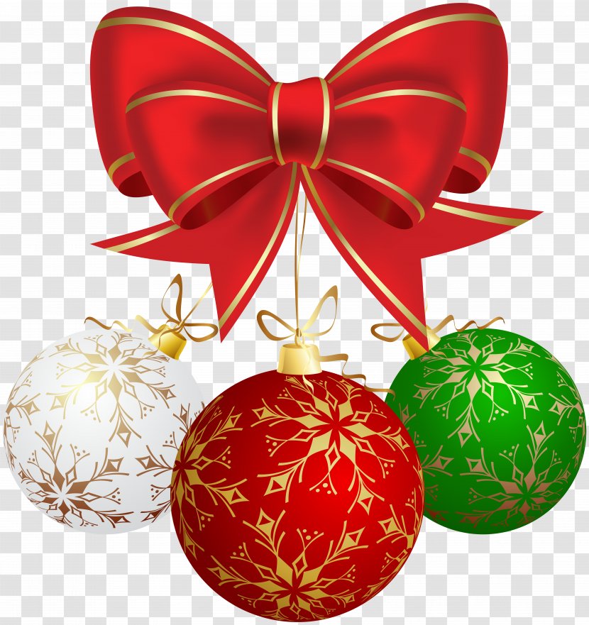 Christmas Ornament New Year Clip Art - Decorative Ball Transparent PNG