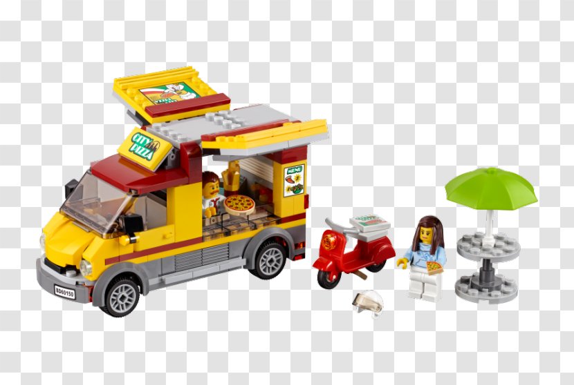 LEGO 60150 City Pizza Van Amazon.com Toy - Box - Creator Lego Cities Transparent PNG