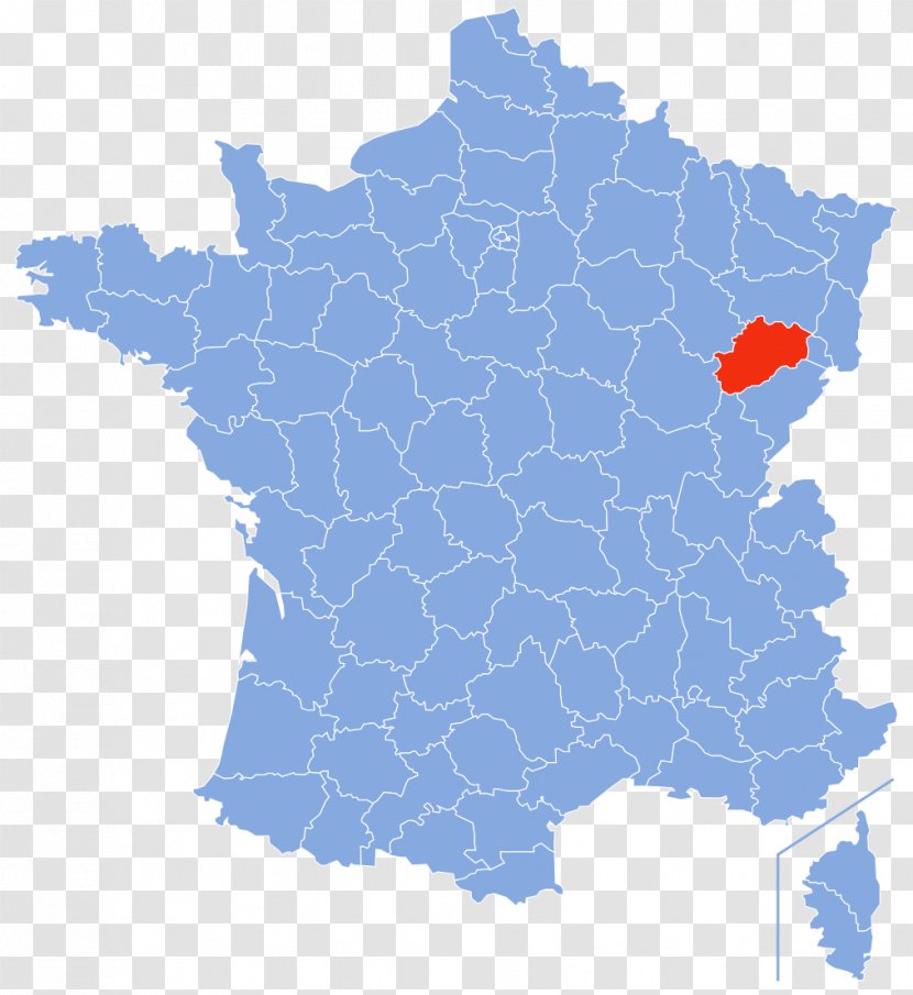 Ain Isère Departments Of France Map - Sky Transparent PNG