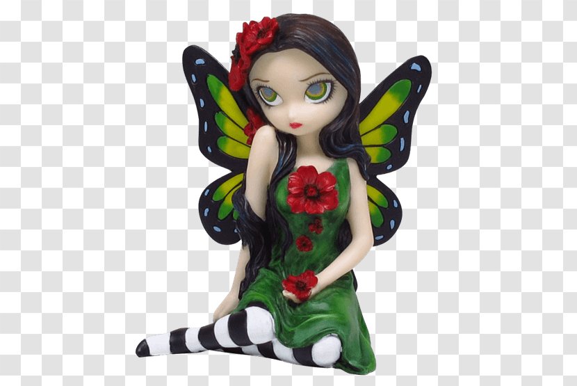 Fairy Riding Figurine Strangeling: The Art Of Jasmine Becket-Griffith Pixie - Bradford Exchange - Hand-painted Puppy Transparent PNG