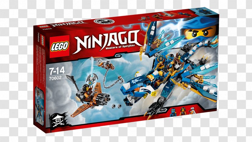 Lego Ninjago LEGO 70602 NINJAGO Jay's Elemental Dragon Dimensions Toy - Bionicle Transparent PNG