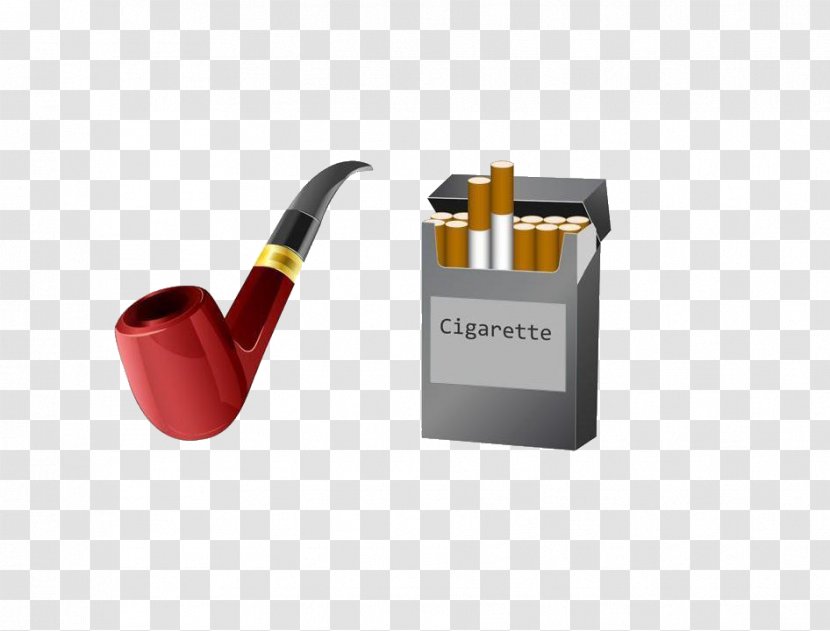Cigarette Pack Clip Art - Tobacco Smoking - And Pipe Transparent PNG