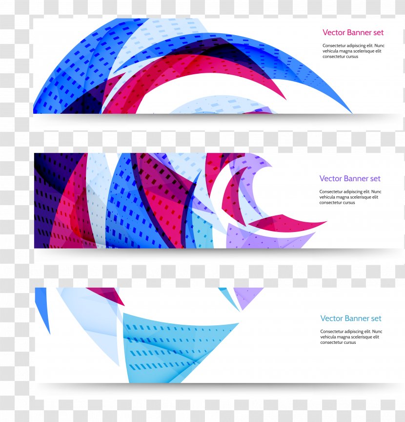 Web Banner Geometry Euclidean Vector - Computer Graphics - BANNERS Transparent PNG