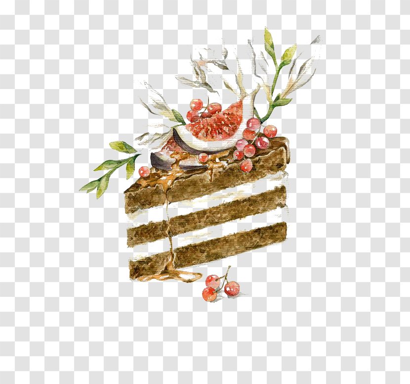 Torte Sponge Cake Slatko Birthday - Fruit - Cartoon Transparent PNG