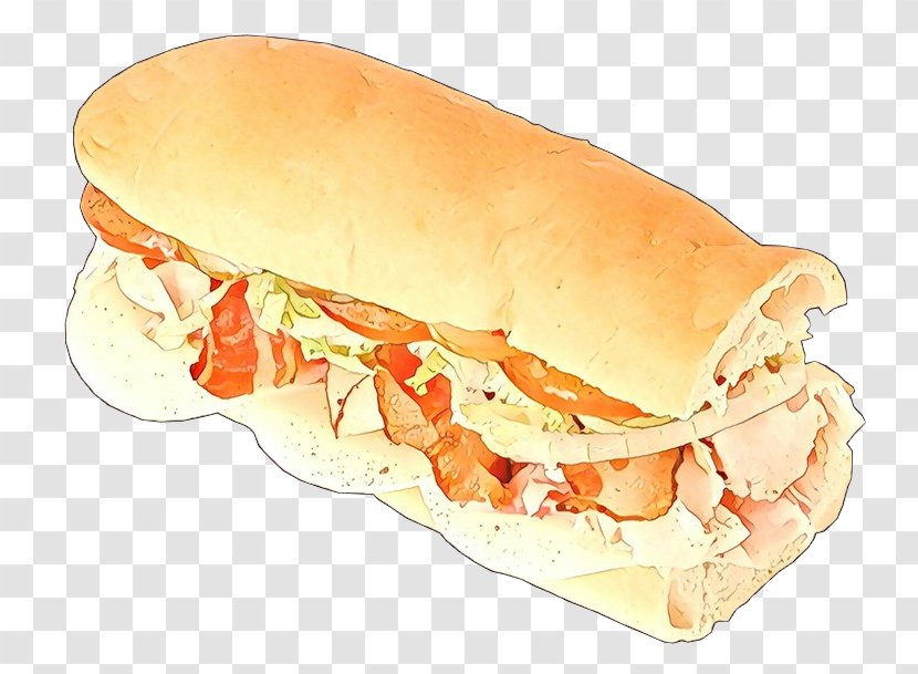 Food Dish Submarine Sandwich Cuisine Fast - Turkey Ham Transparent PNG