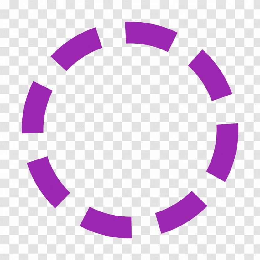 Symbol - Text - Dotted Line Circle Transparent PNG