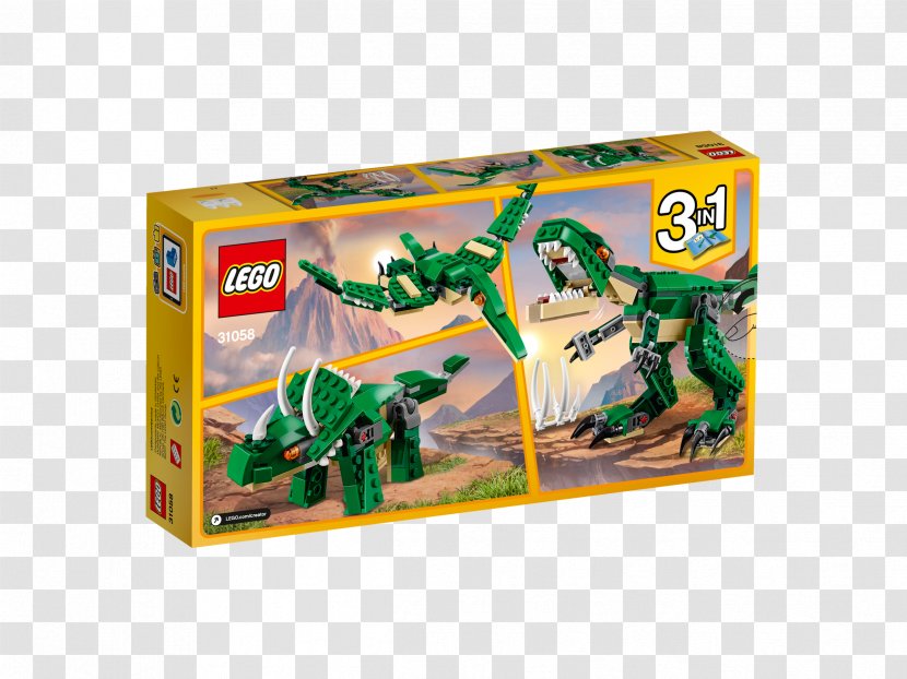 LEGO 31058 Creator Mighty Dinosaurs Triceratops Hamleys Lego Toy - Dino Transparent PNG