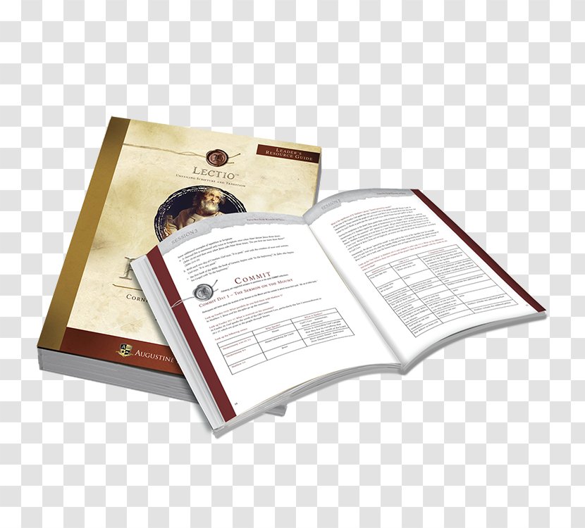 LECTIO: Peter Study Guide: The Cornerstone Of Catholicism Brand Book Font - Leadership Transparent PNG