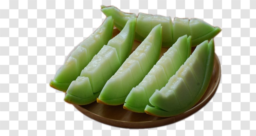 Cantaloupe Hami Melon Watermelon - Served In A Plate Of Transparent PNG