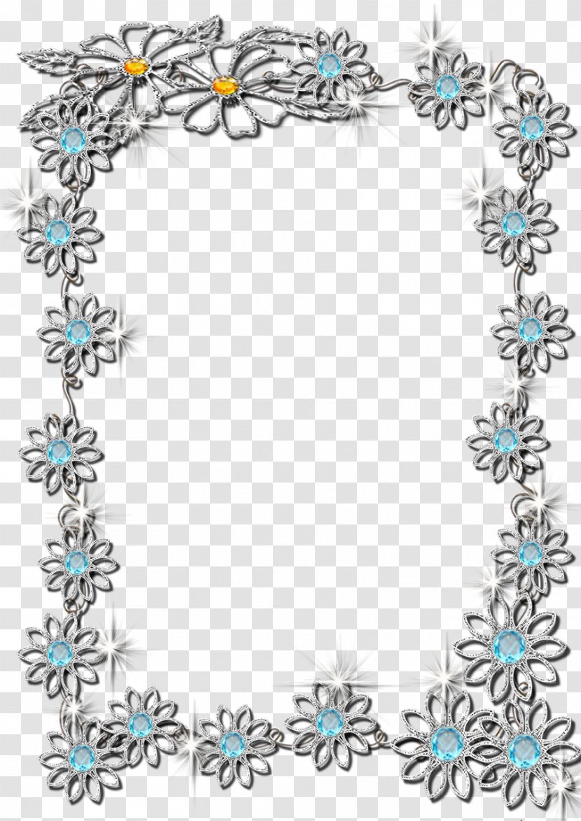 Picture Frames - Blue - Body Jewelry Transparent PNG