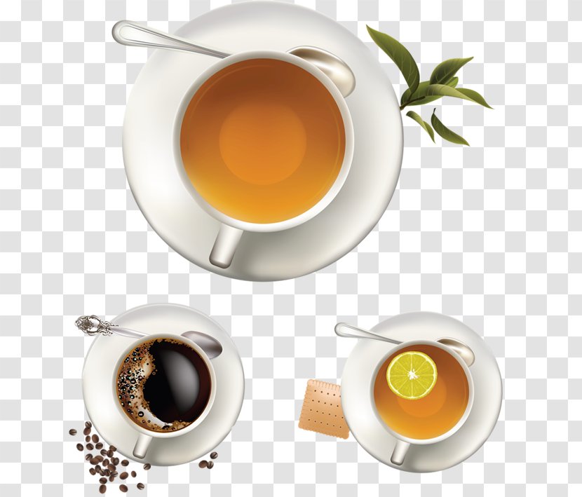 Green Tea Coffee Teacup - Cup Transparent PNG