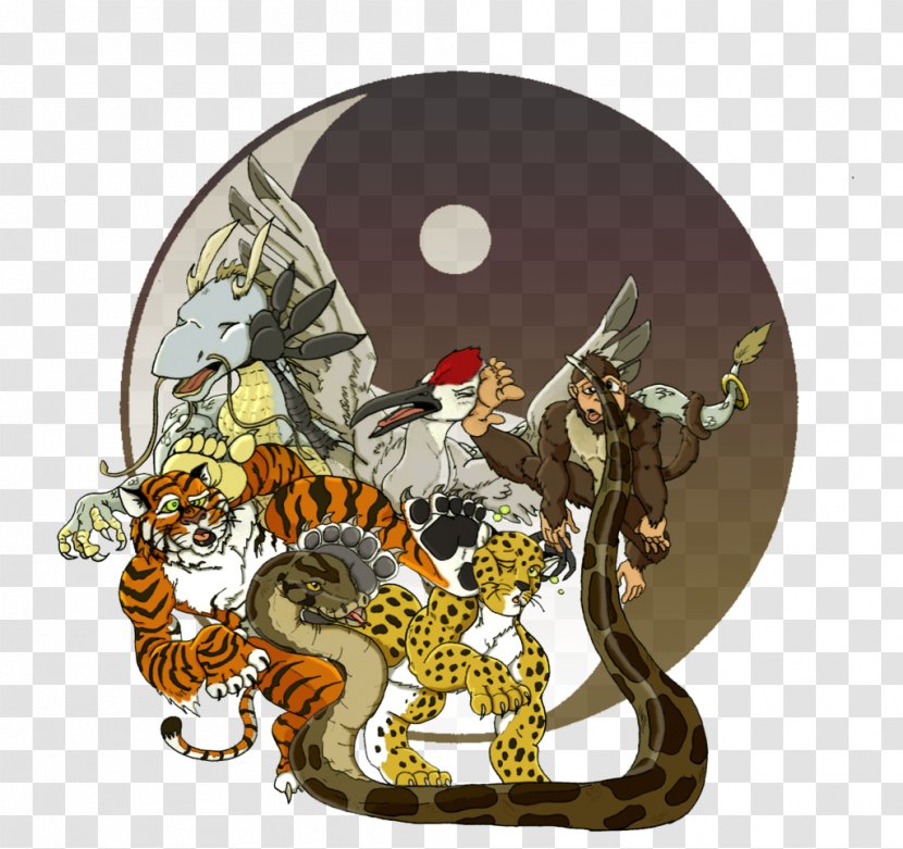 Karate Chinese Martial Arts Five Animals Kung Fu - Mythical Creature Transparent PNG