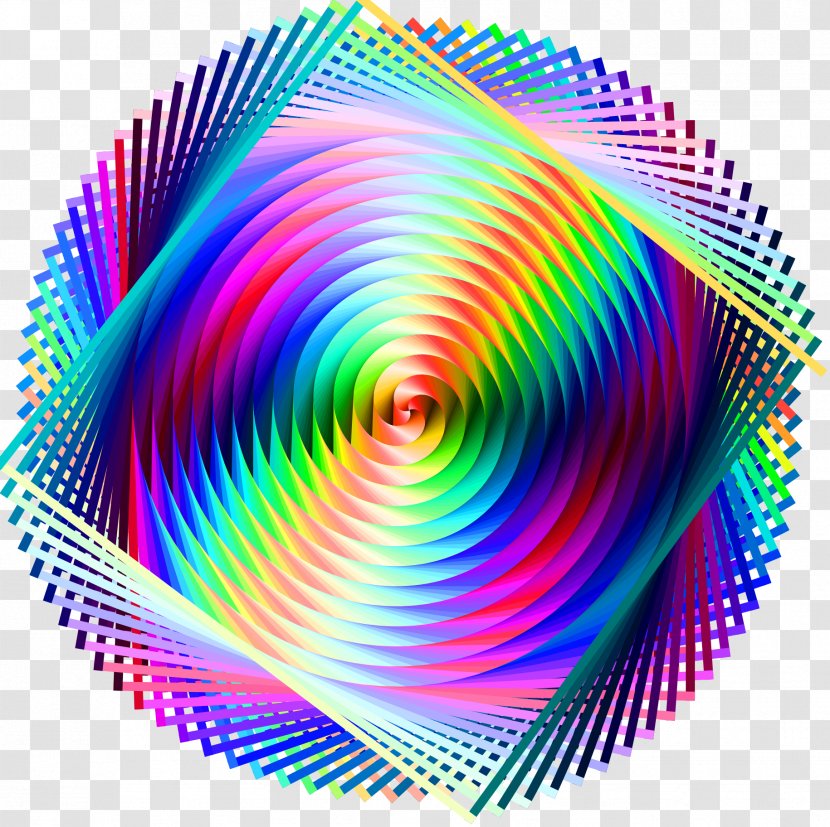 Circle Shape Geometry Spiral - Monochrome Transparent PNG