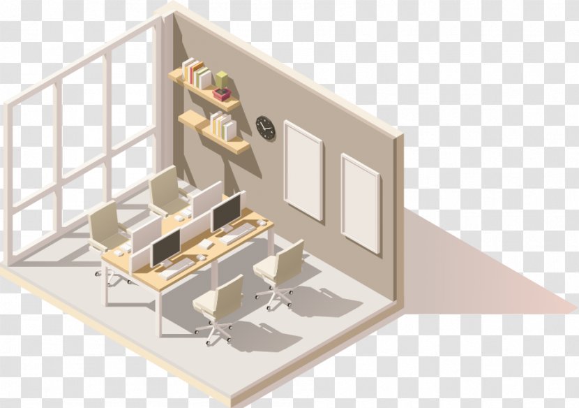 Cubicle Office & Desk Chairs - Building Transparent PNG