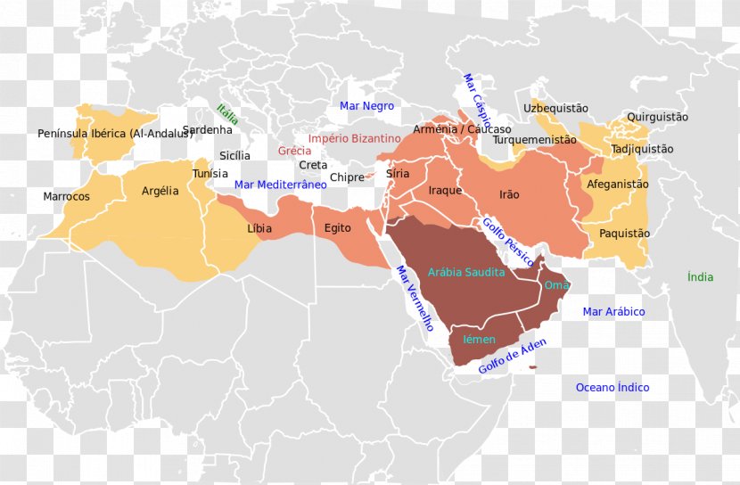 Umayyad Caliphate Early Muslim Conquests First Fitna Islam - Arabs Transparent PNG