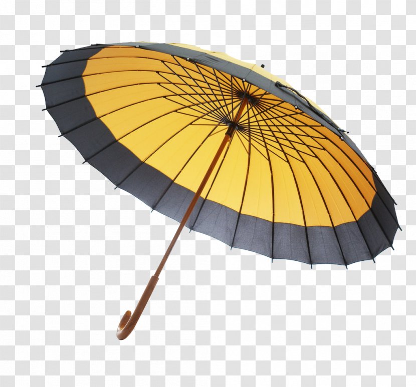 Oil-paper Umbrella 2014 Hong Kong Protests Transfer Paper - Designer - Large Black And Yellow Transparent PNG